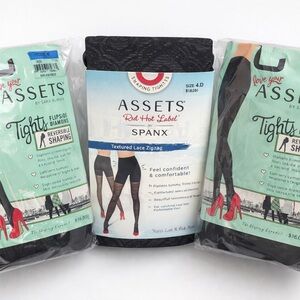 SPANX Assets Shaping Tights Bundle 3 Pack NWT Size 4 / 4D